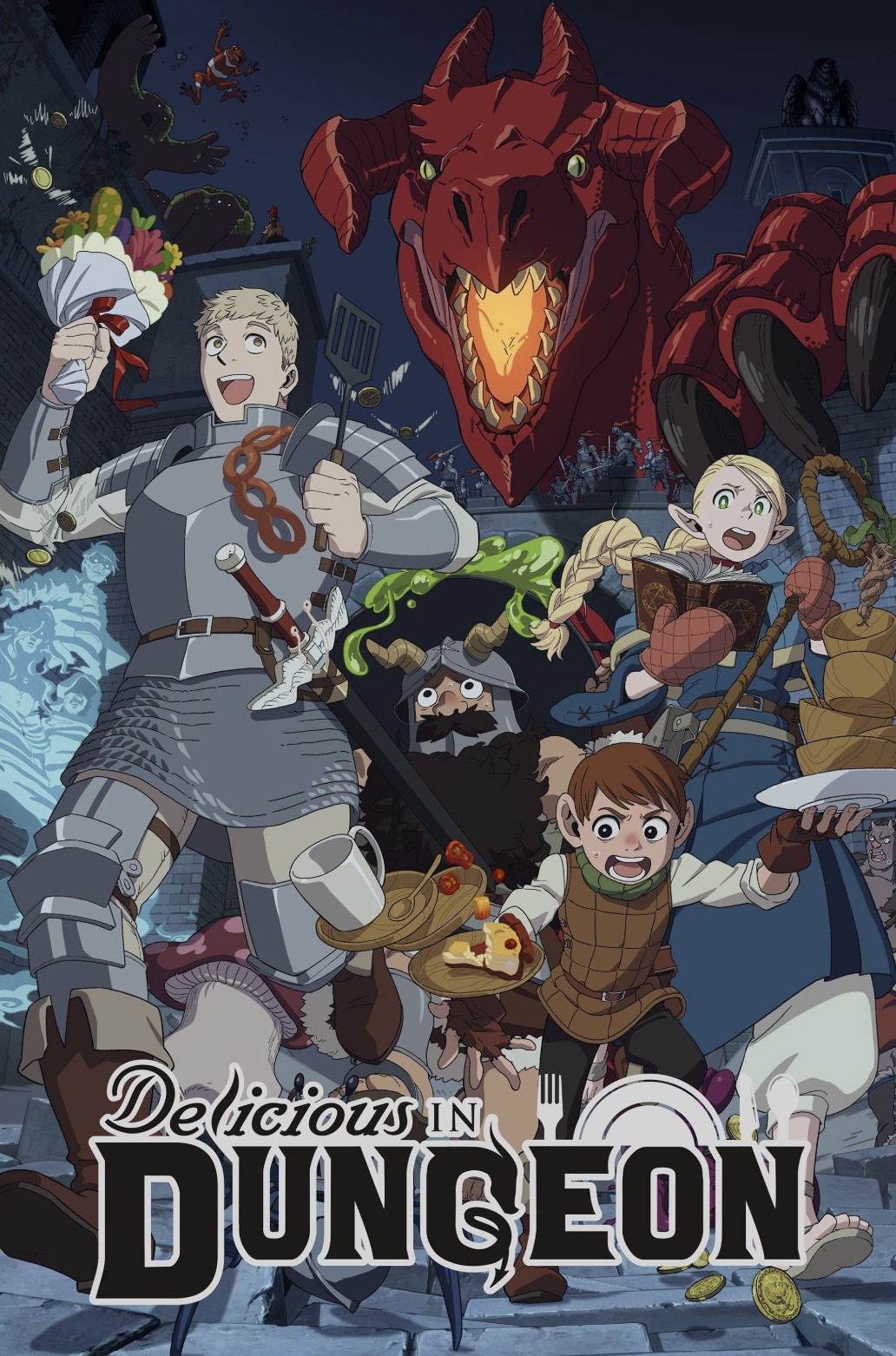 دانلود انیمه خوشمزگی در سیاه‌چال Delicious in Dungeon 2023